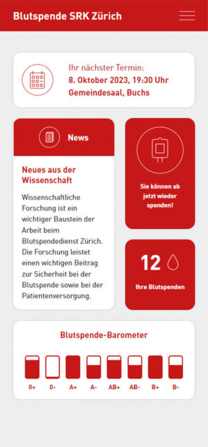 Blutspende Zürich